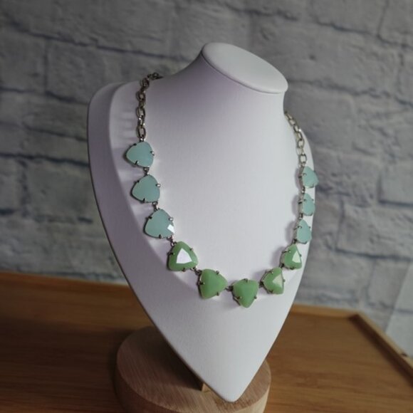 Stella & Dot Somervell necklace aqua and green - Picture 1 of 16